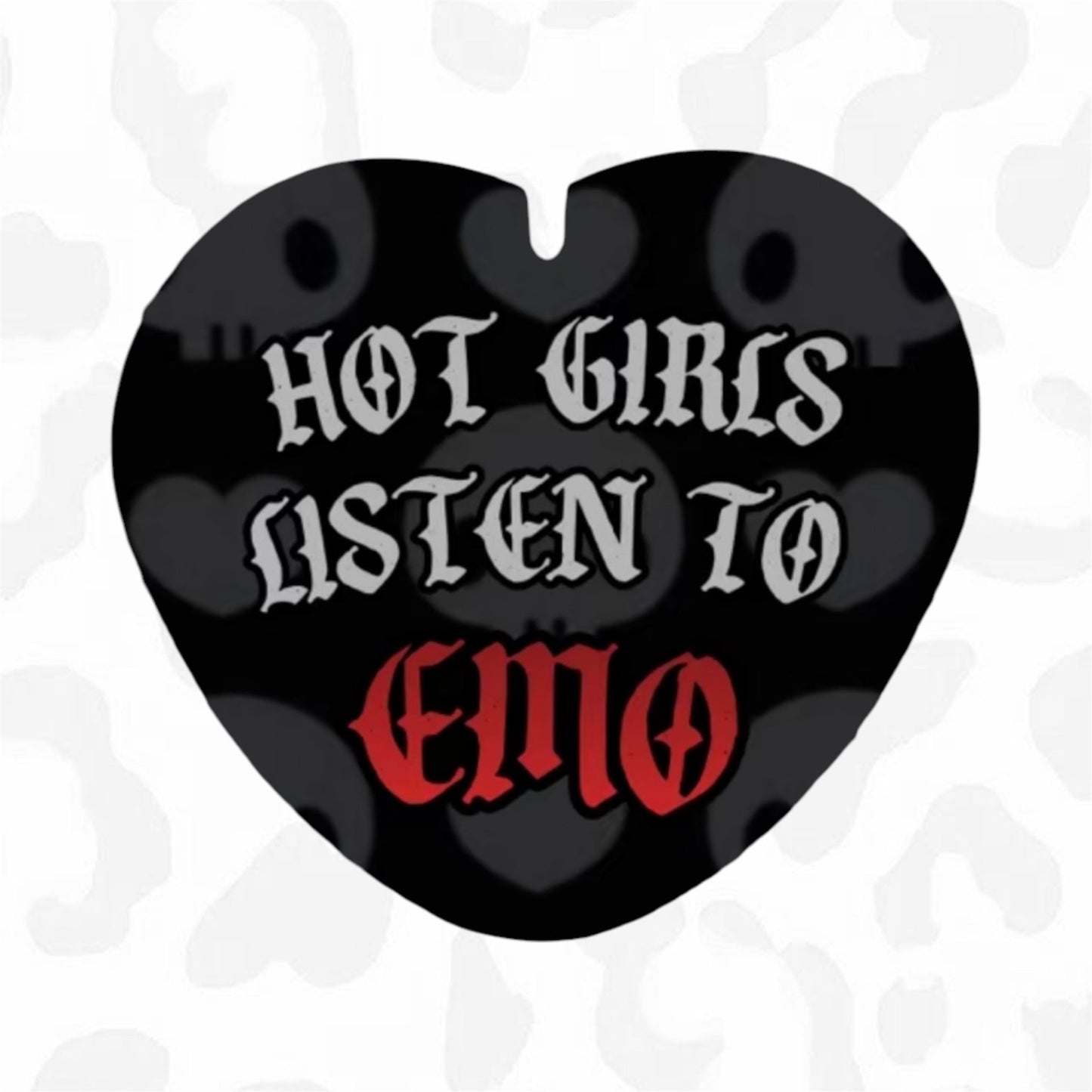 HOT GIRLS LISTEN TO EMO Button - Club Sabrina