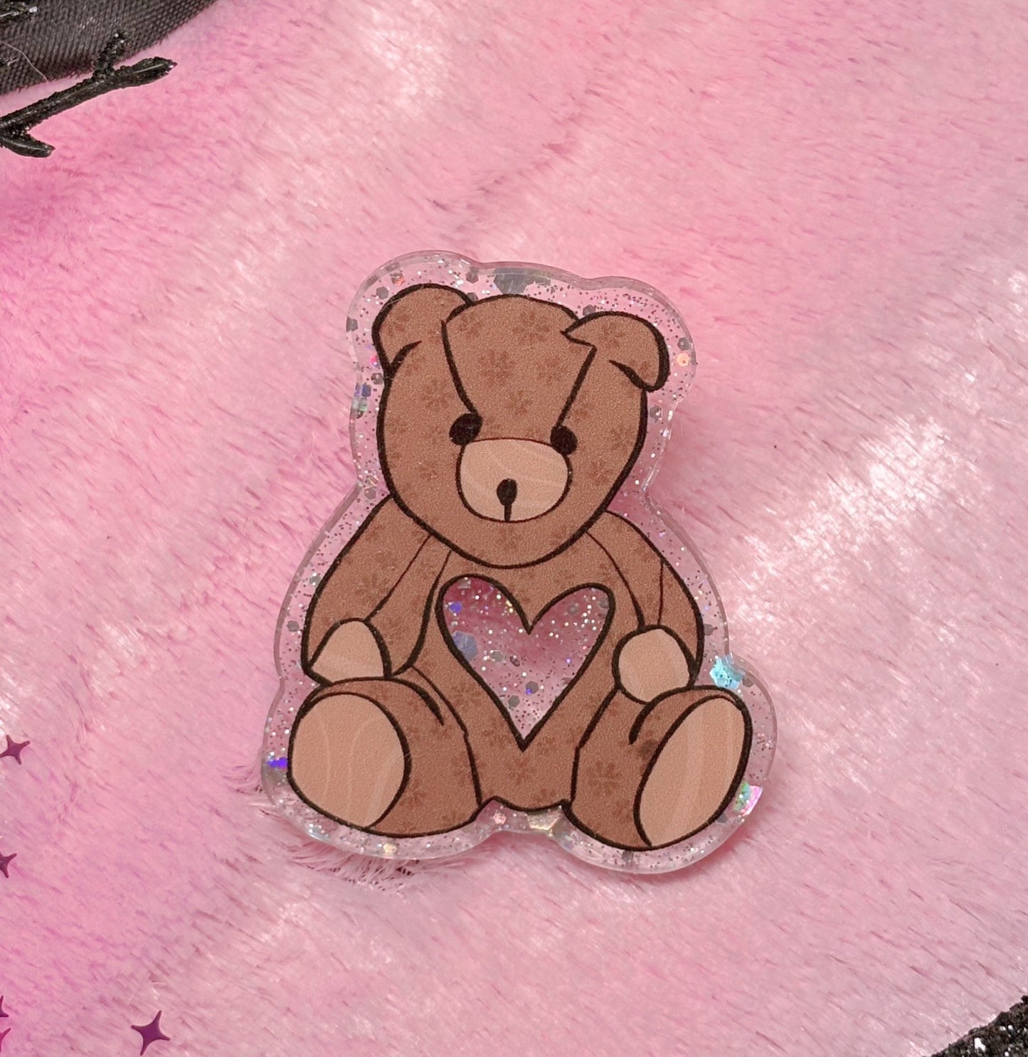 TEDDY BEAR Acrylic Pin - Club Sabrina