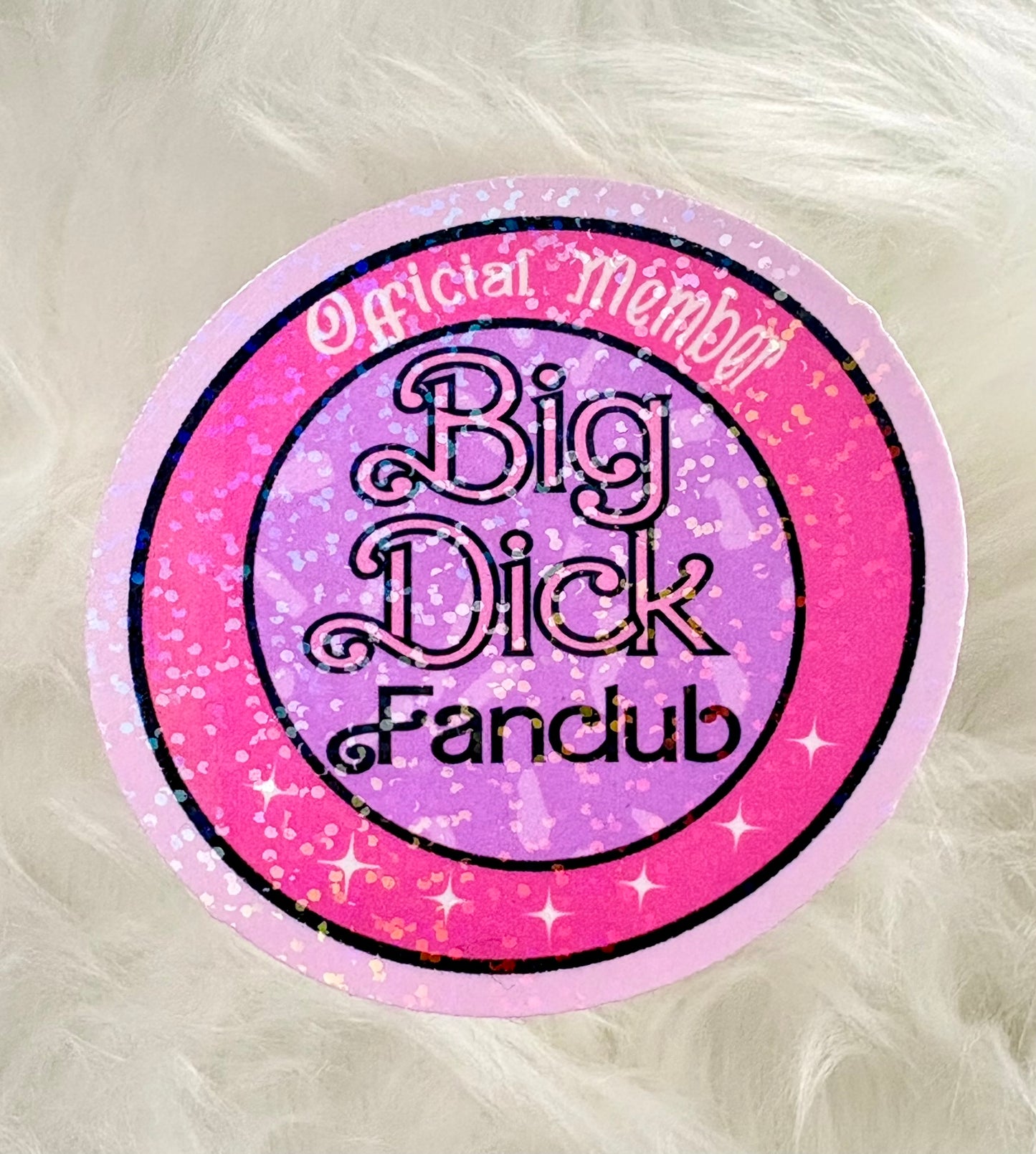 BIG DICK FAN CLUB Sticker