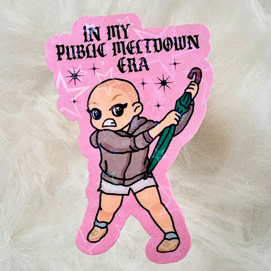 PUBLIC MELTDOWN ERA Sticker