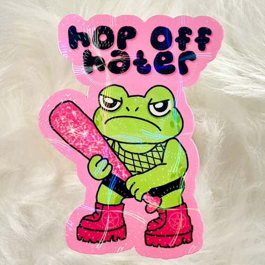 HOP OFF HATER Sticker
