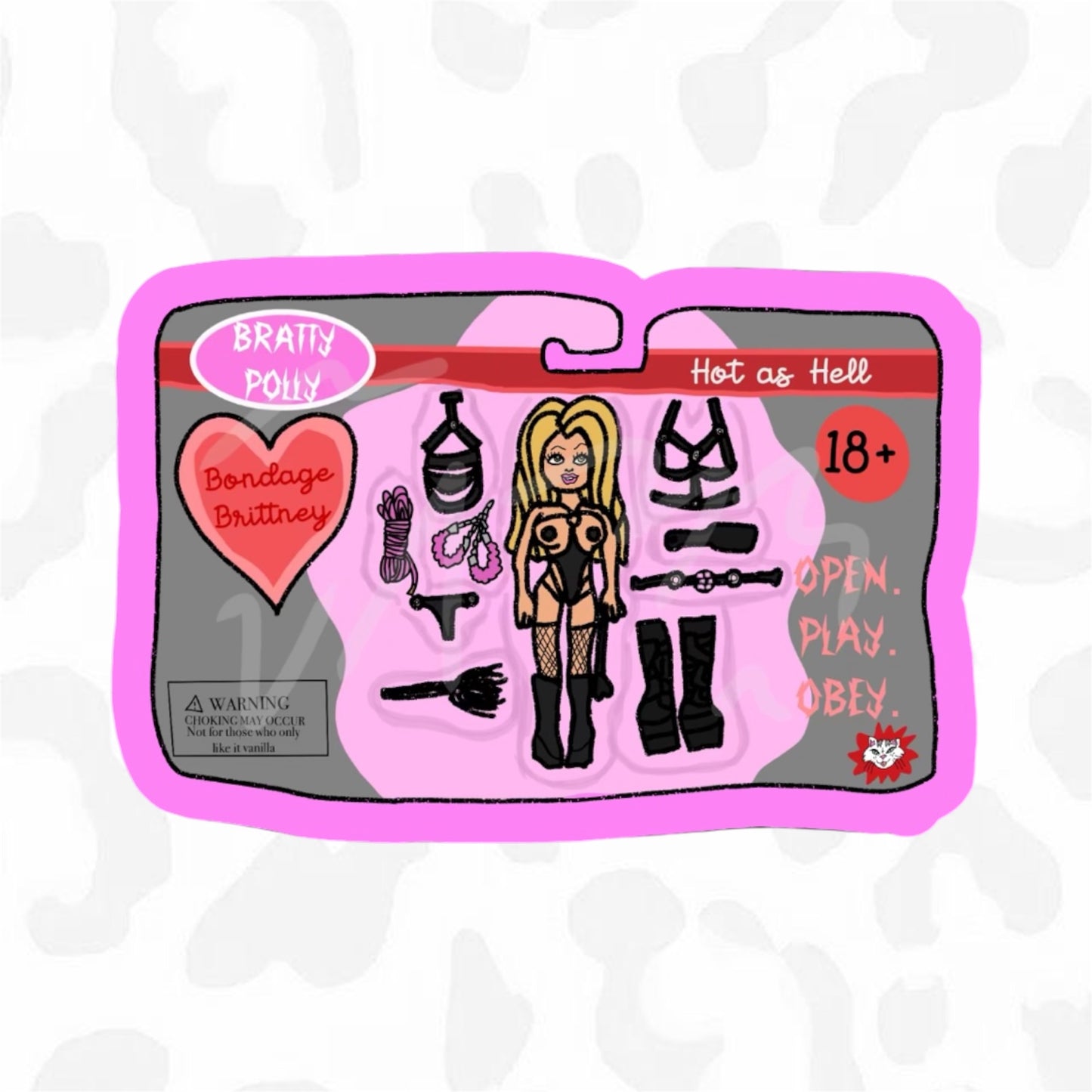 BRATTY POLLY Sticker