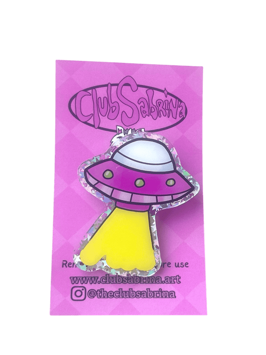 𝑶𝒖𝒕𝒕𝒂 𝑻𝒉𝒊𝒔 𝑾𝒐𝒓𝒍𝒅 Acrylic Pin - Club Sabrina