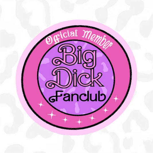 BIG DICK FANCLUB Sticker - Club Sabrina