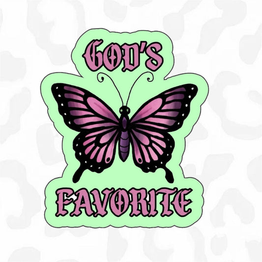 GOD’S FAVOURITE Sticker - Club Sabrina