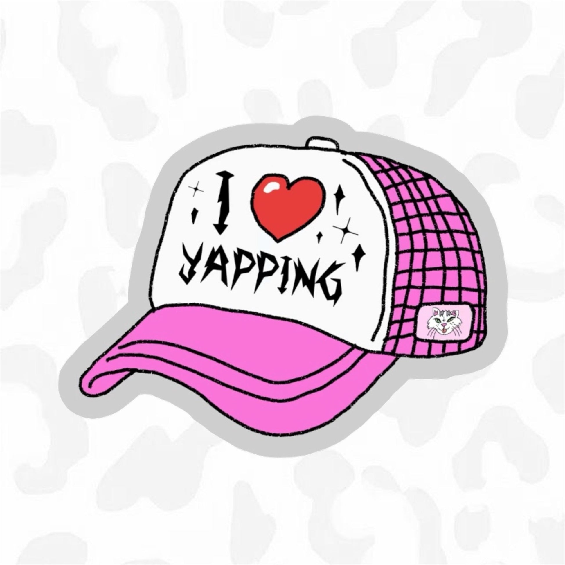 I LOVE YAPPING Sticker - Club Sabrina