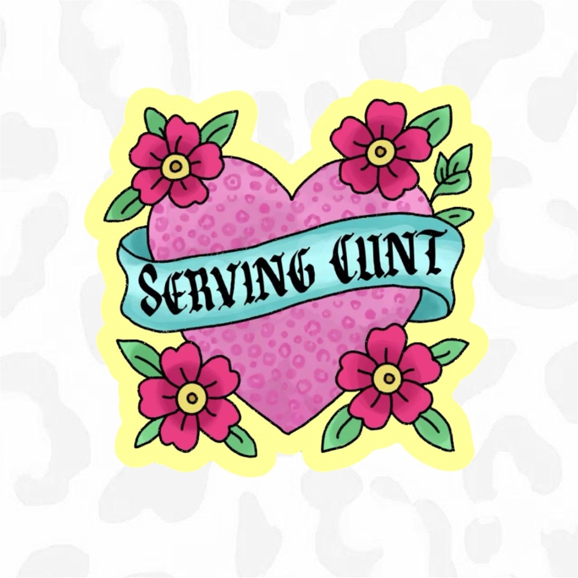 SERVING CUNT Sticker - Club Sabrina