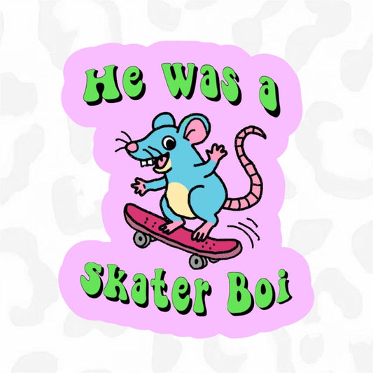 SK8R BOI Sticker - Club Sabrina