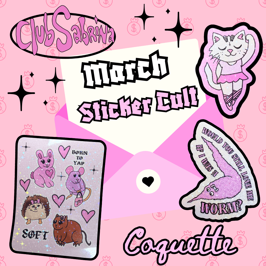 Sticker Cult Monthly Subscription - Club Sabrina