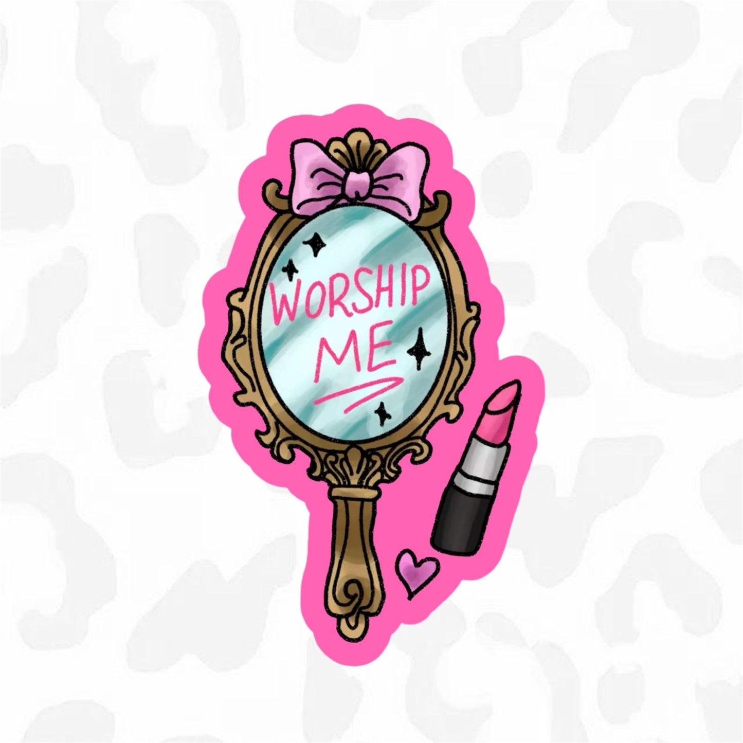 WORSHIP ME Sticker - Club Sabrina